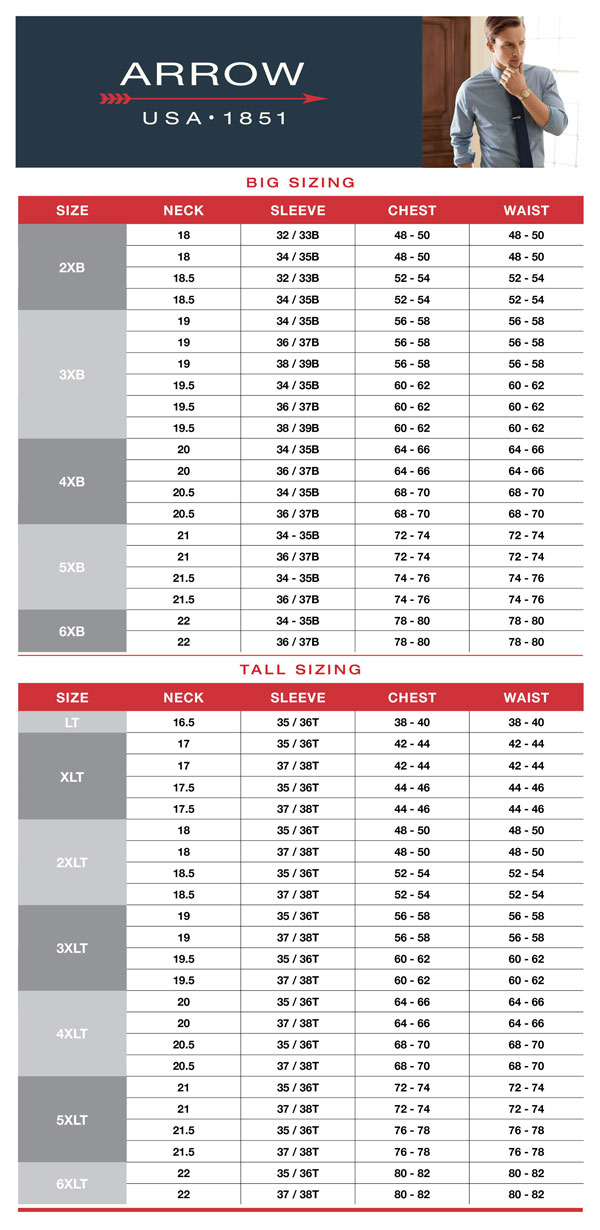 Discover 83+ arrow pants size chart best - in.eteachers