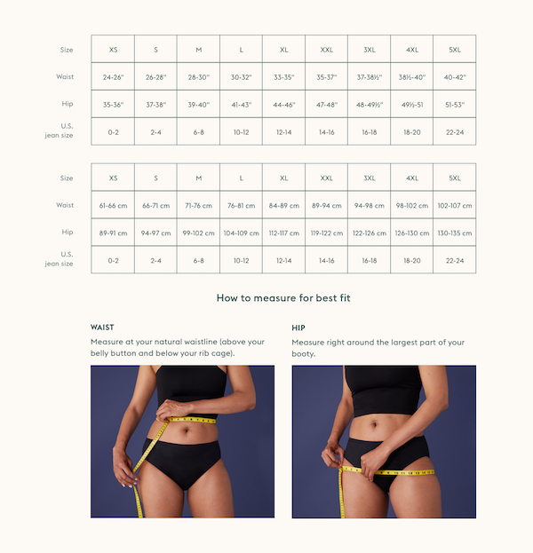 Panty Size Chart. Panty Size Chart — How to Measure Panty…, by Baalys