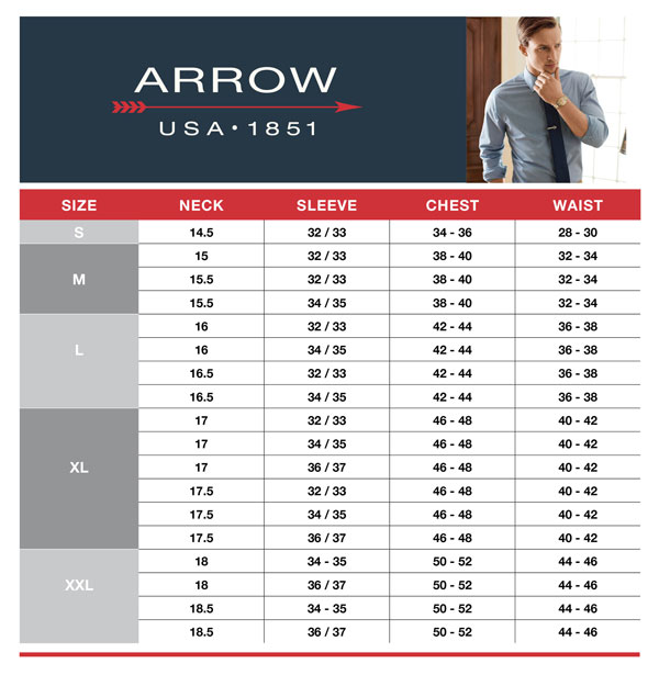 arrow athletic fit dress shirt