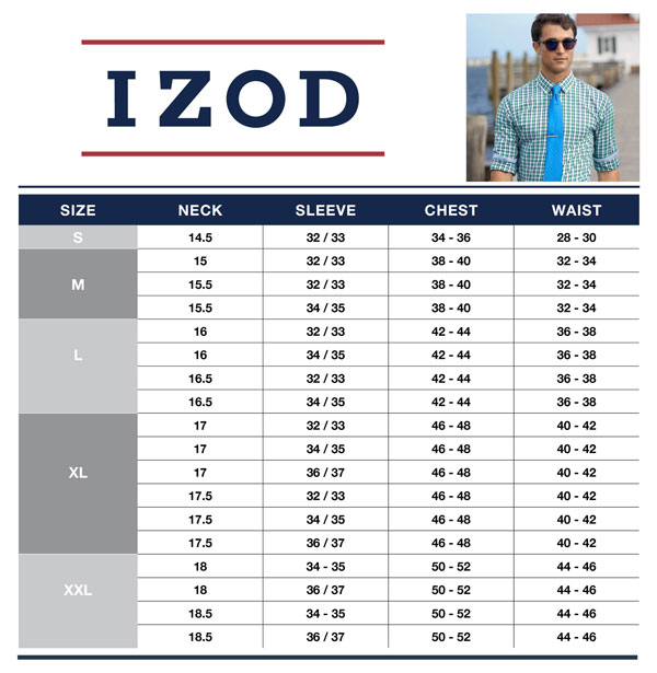 converse clothing size chart